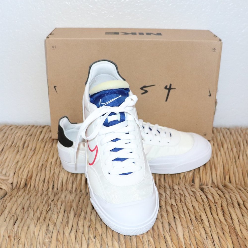New Mens NIKE Drop-Type HBR Sneakers University Red White Size 9